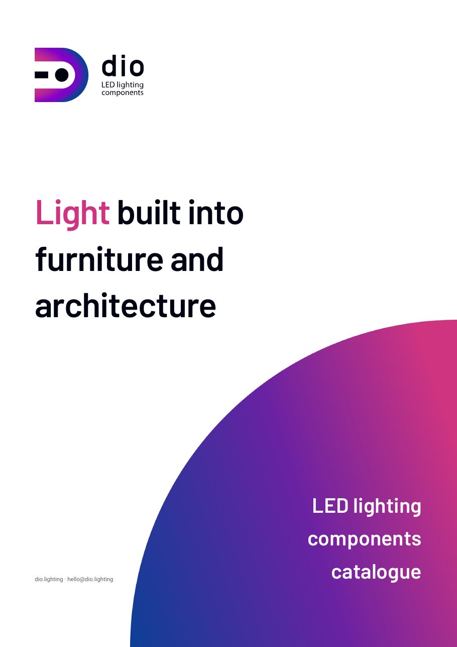 Cover of the DIO LED lighting catalogue