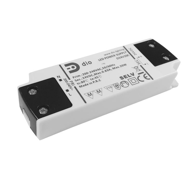 LED power supply 24V, 20W, Compact