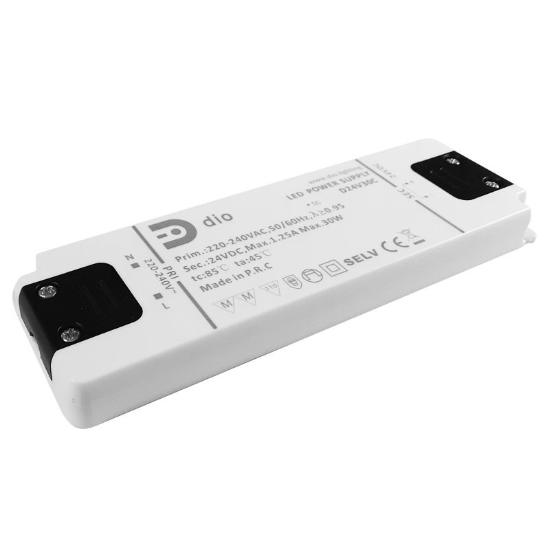 LED power supply 24V, 30W, Compact