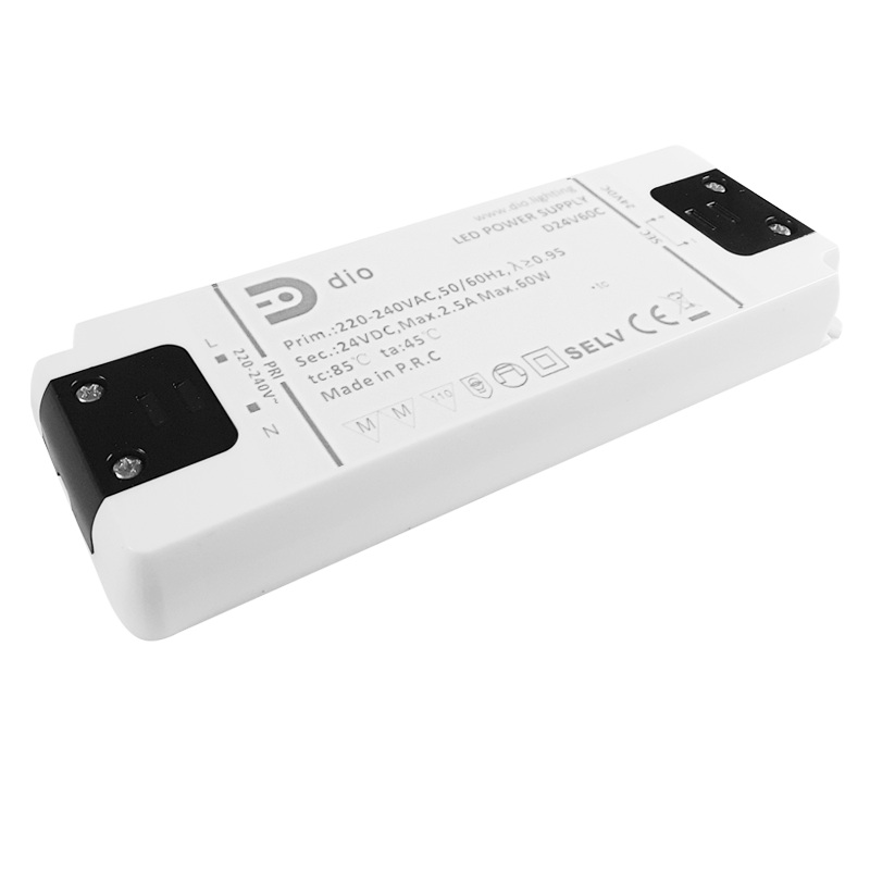 LED power supply 24V, 60W, Compact
