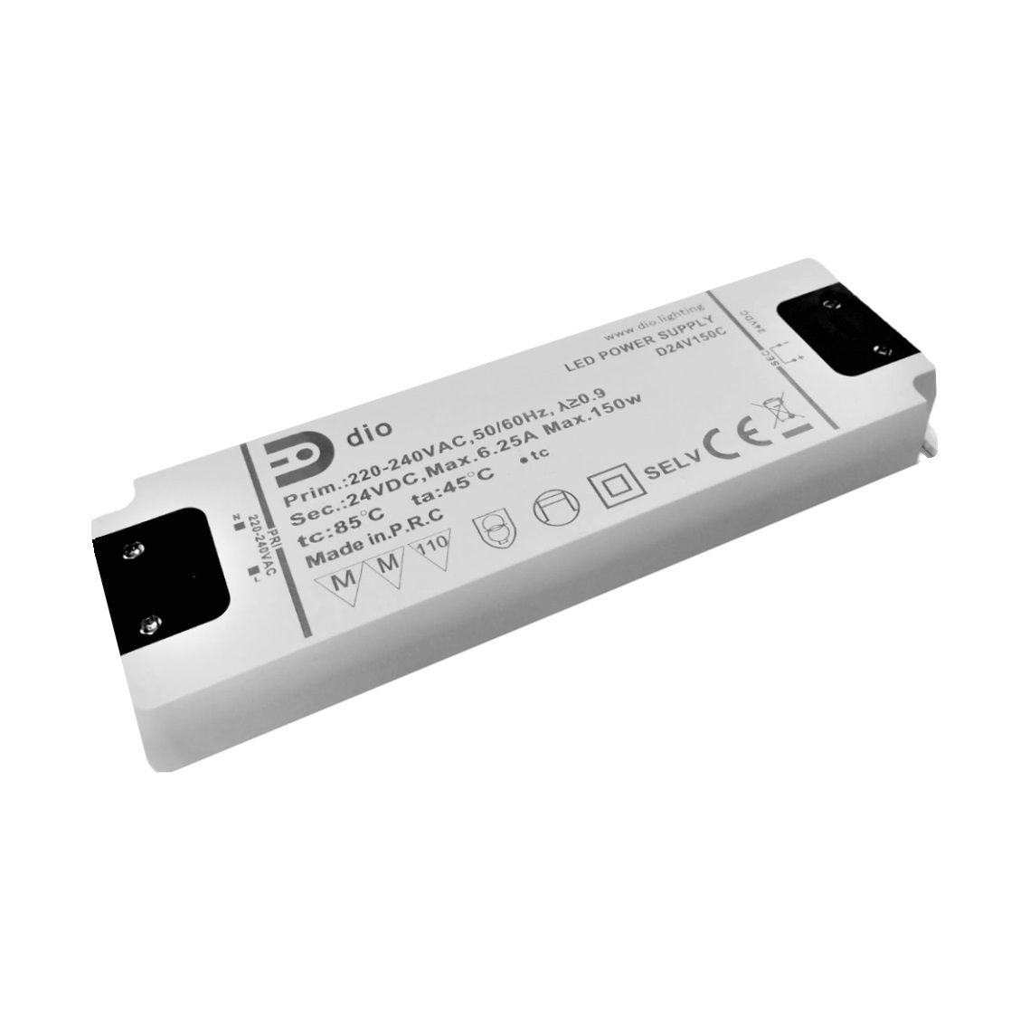 LED power supply 24V, 150W, Compact