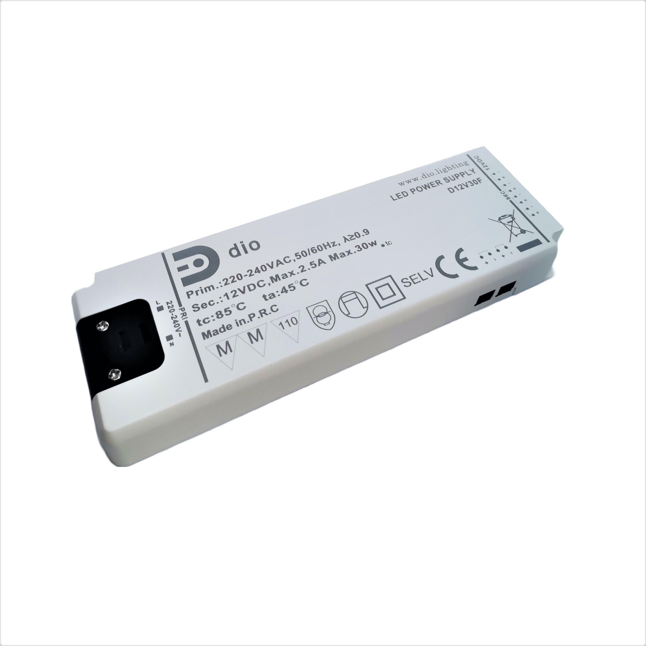LED power supply 12V, 30W, Furniture
