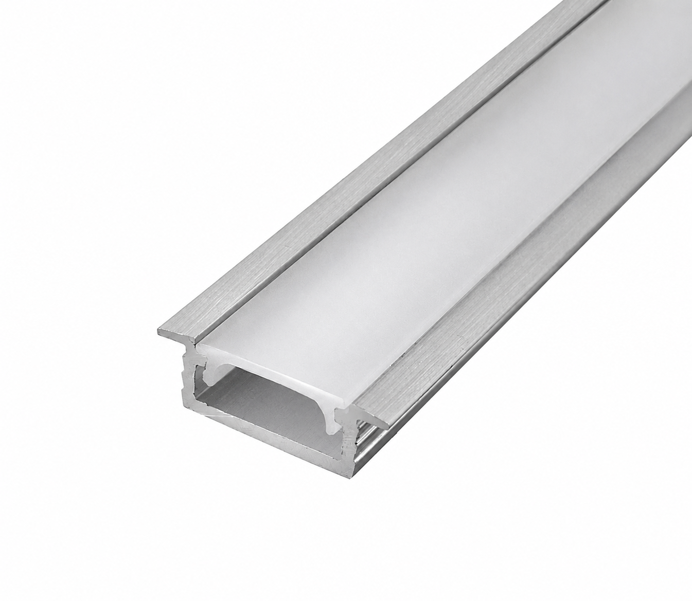 LED profile recessed GROOVE - 1000mm, silver (anodised)