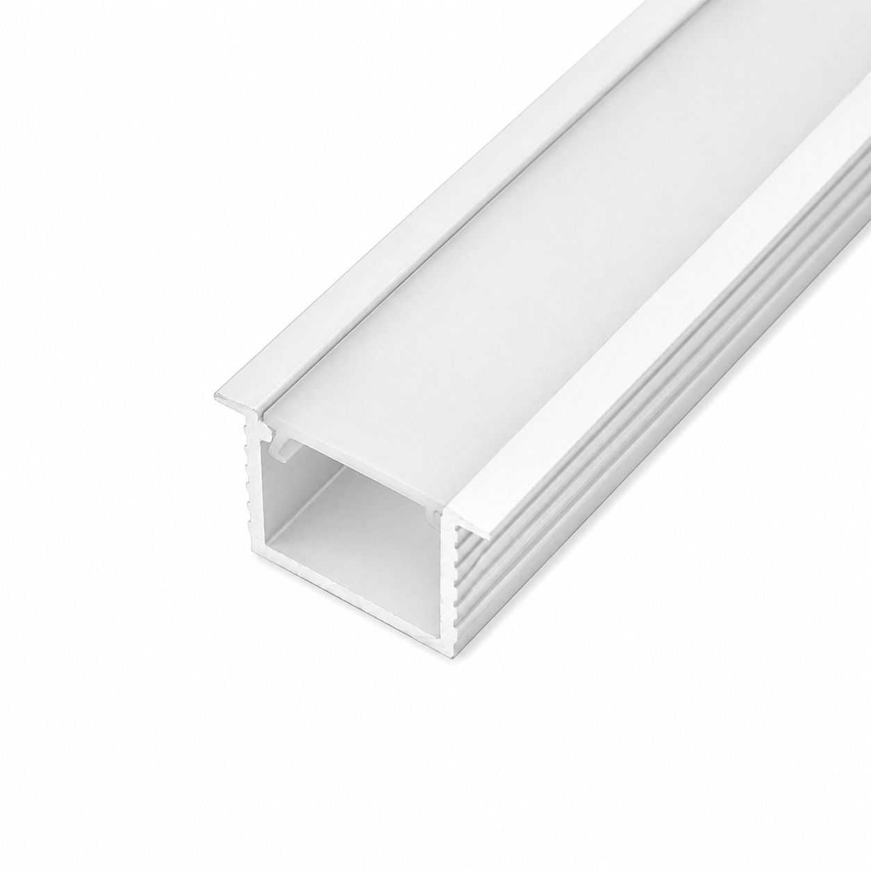 LED profile recessed GROOVE MAXI - 3000mm, White (painted)