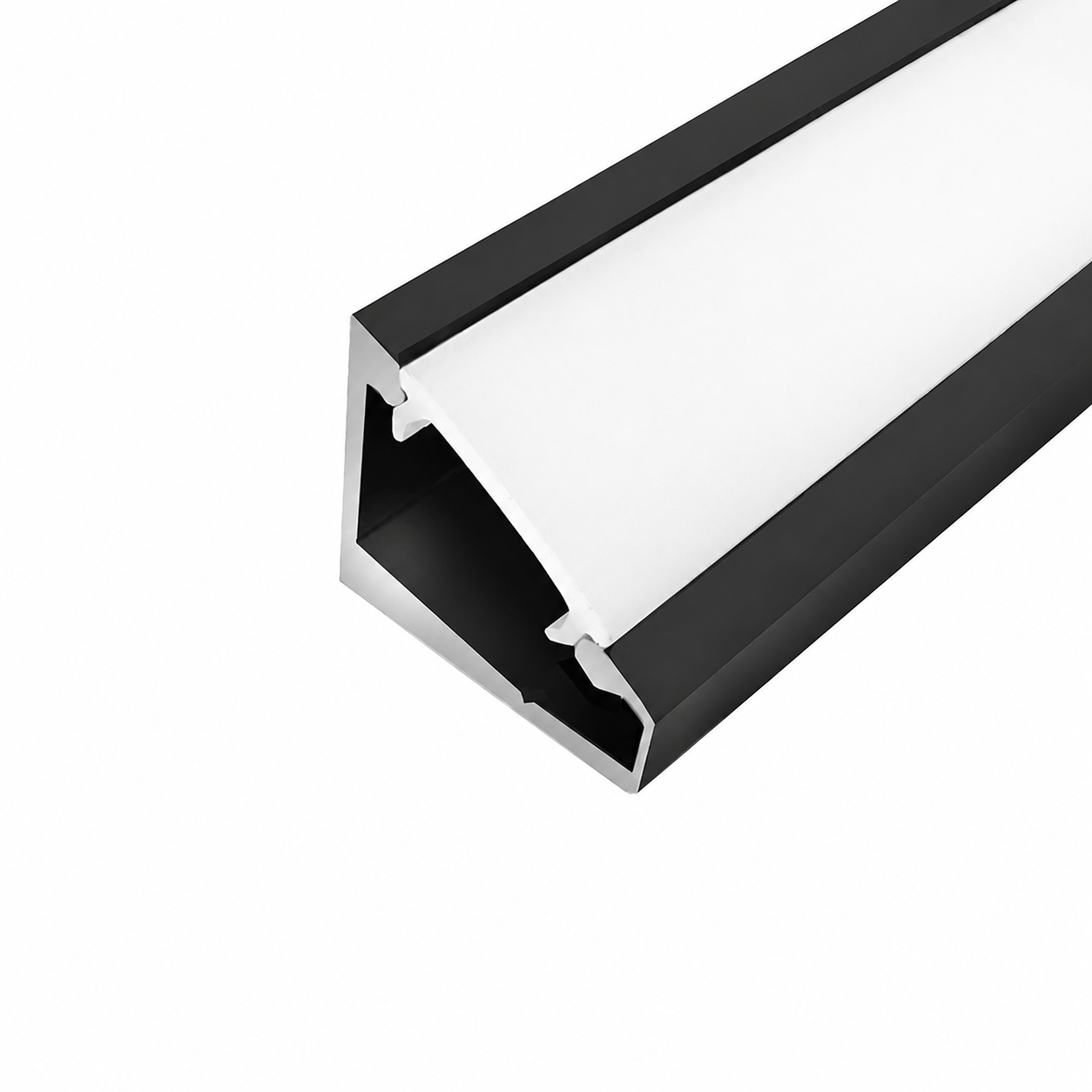 LED profile CORNER 60/30 - 3000mm, Black (anodised)
