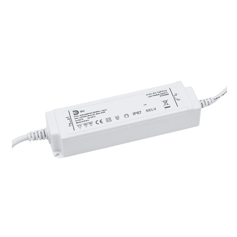 LED power supply 12V, 60W, Waterproof
