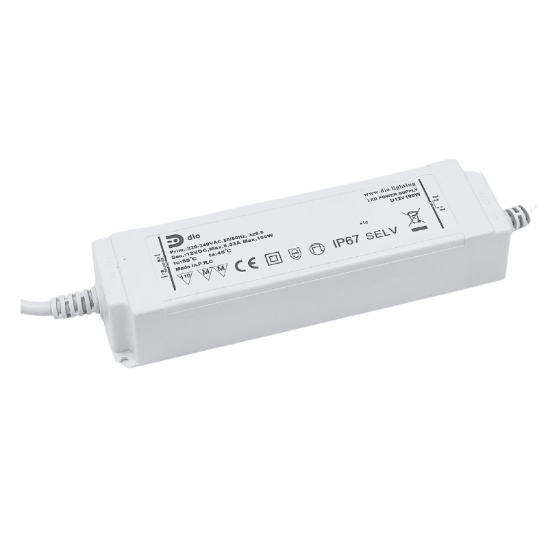 LED power supply 12V, 100W, Waterproof