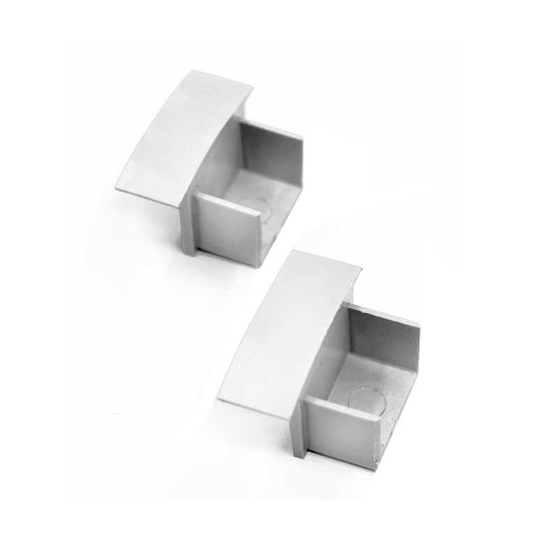 End caps for LED profile GROOVE MAXI, white