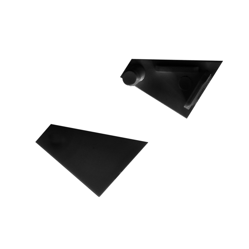 End caps for LED profile CORNER 60/30, black