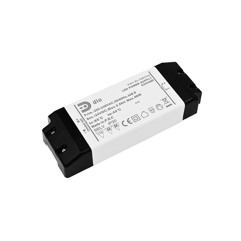 LED power supply 24V, 50W, Dimmable