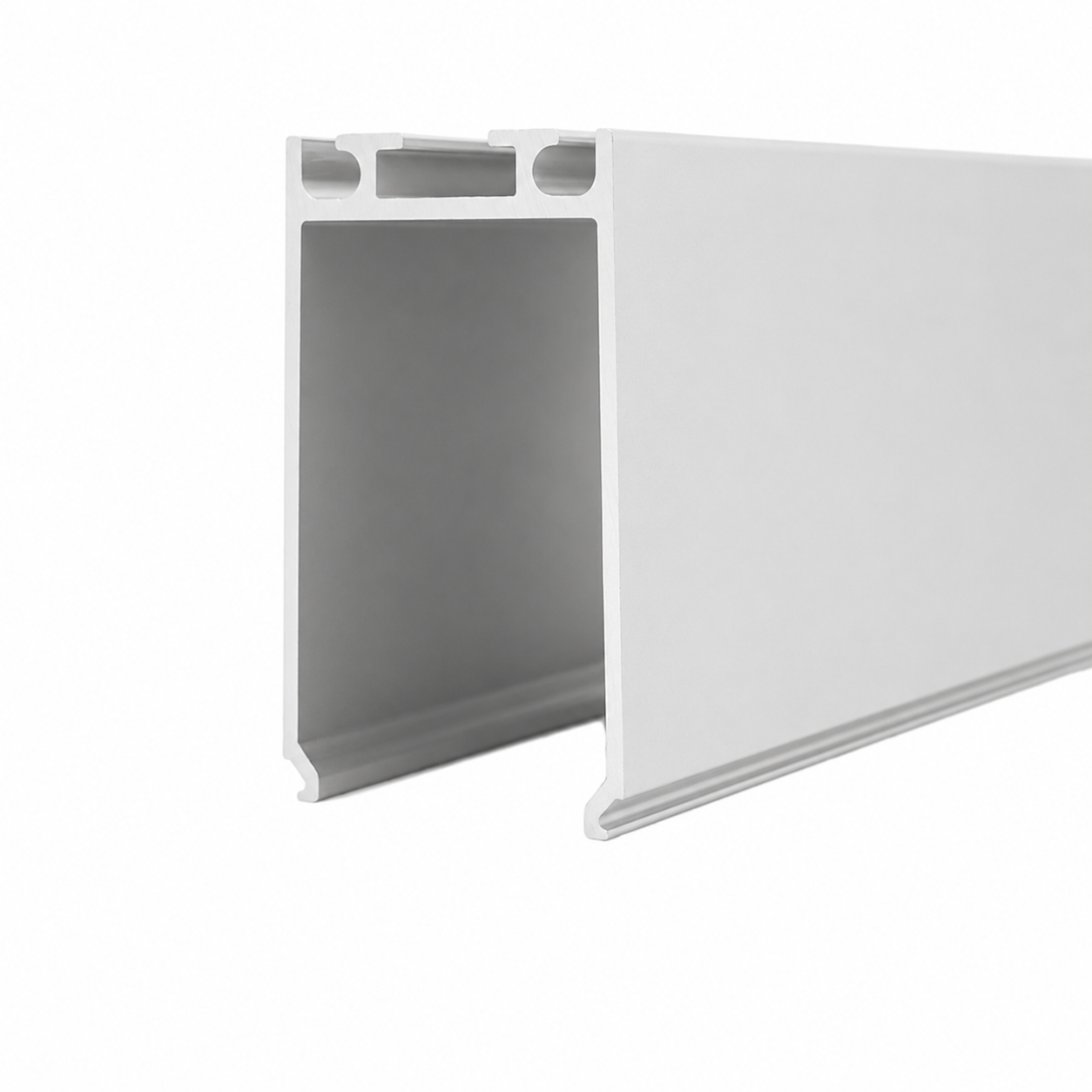 LED profile 23×40 for power supply - 2000mm, White (painted)
