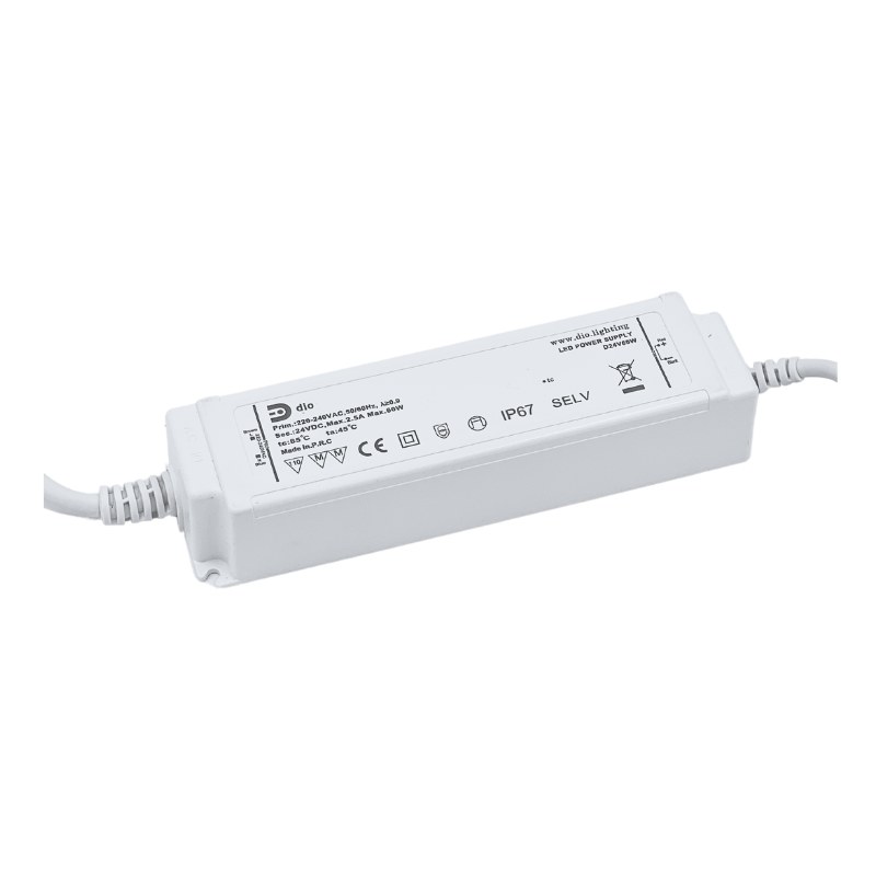 LED power supply 24V, 60W, Waterproof