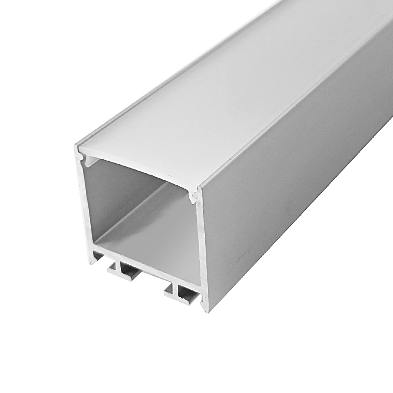 LED profile surface 23×23 - 3000mm, silver (anodised)