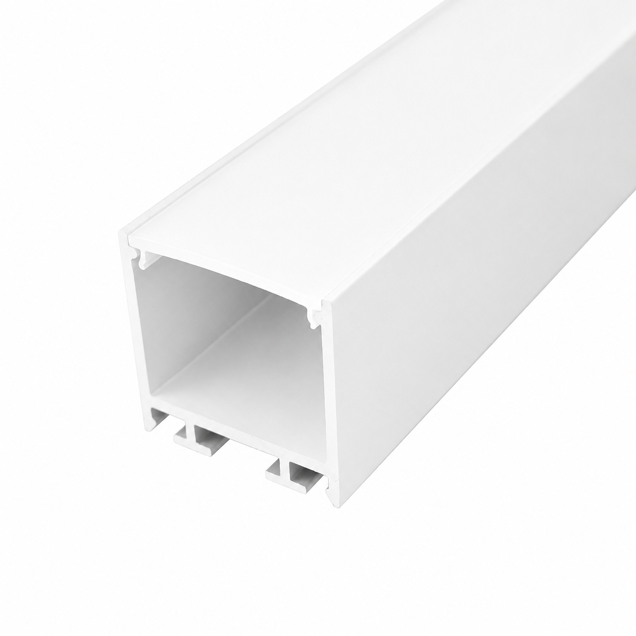 LED profile surface 23×23 - 1000mm, White (painted)