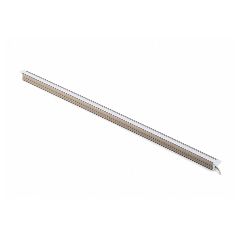 LED profile MINI GROOVE recessed with FREECUT LED strip