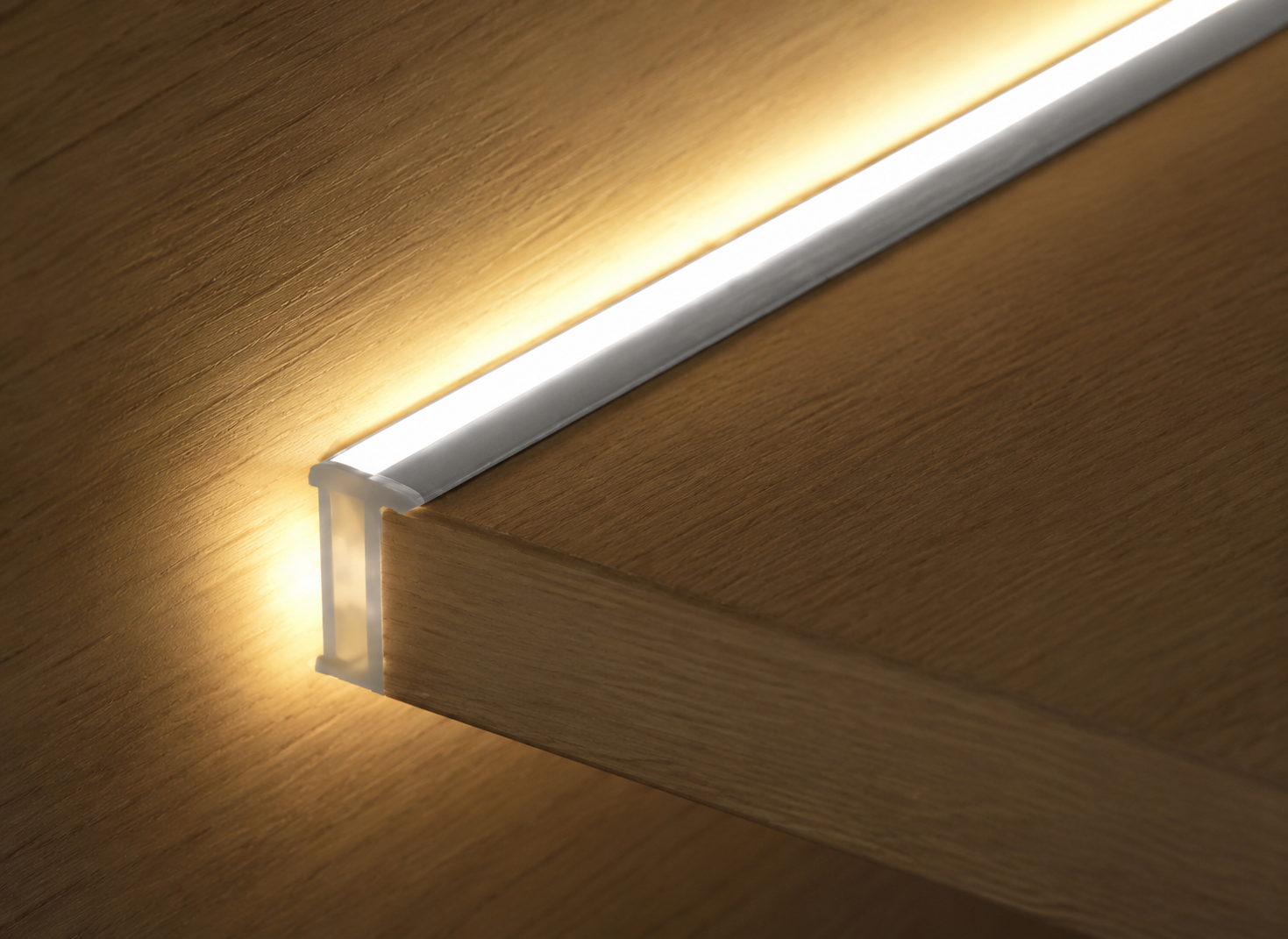 Profilis LED MINI SHELF su FREECUT LED juosta