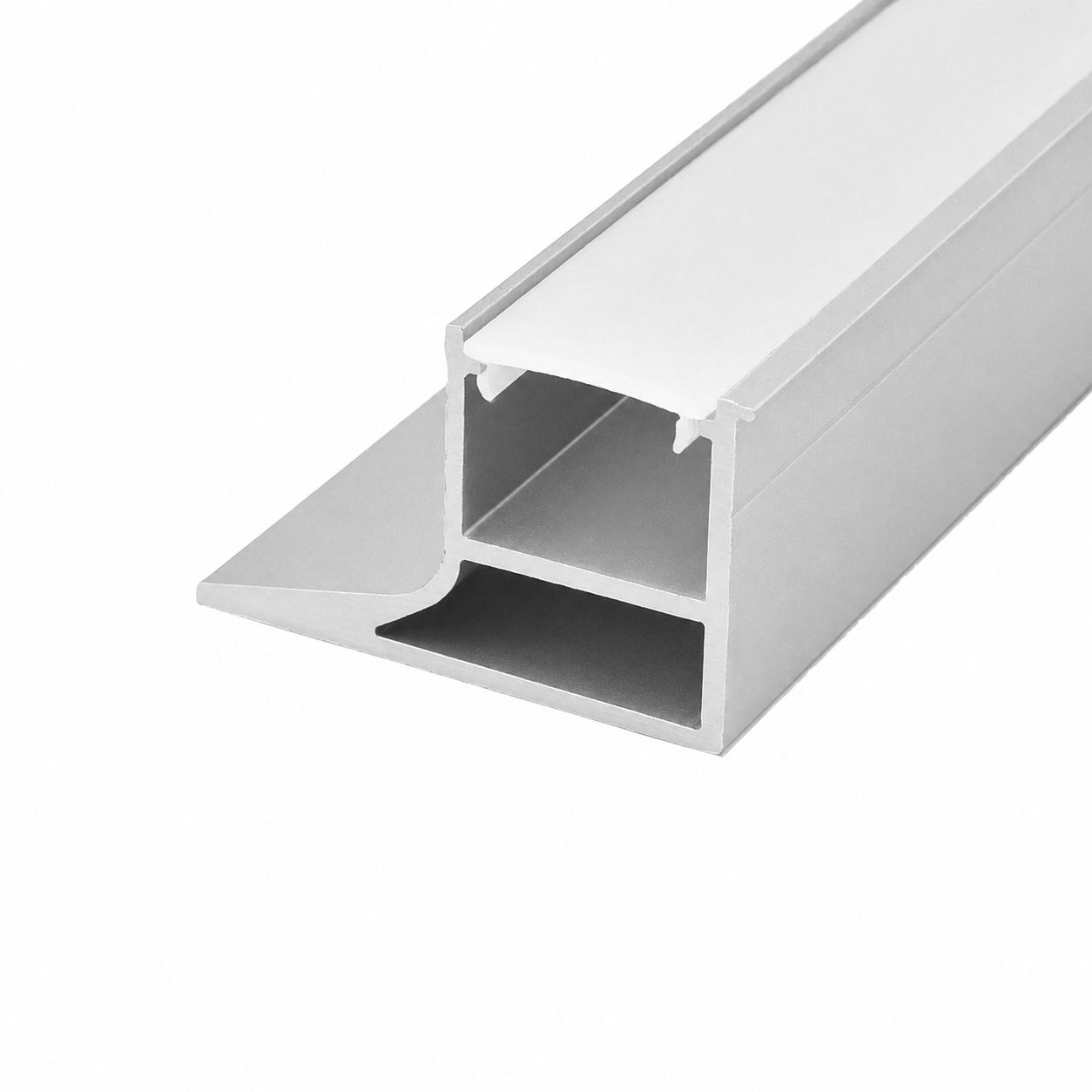 LED profile HANDLE - 2000mm, silver (anodised)