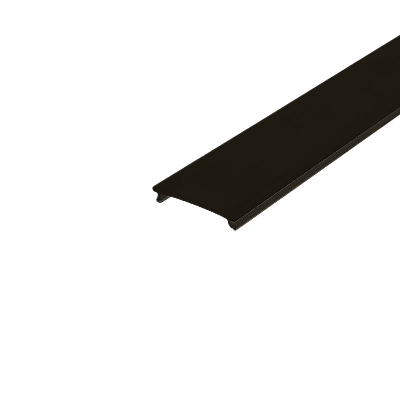 Cover for LED profile wide (black matt) - 1000mm