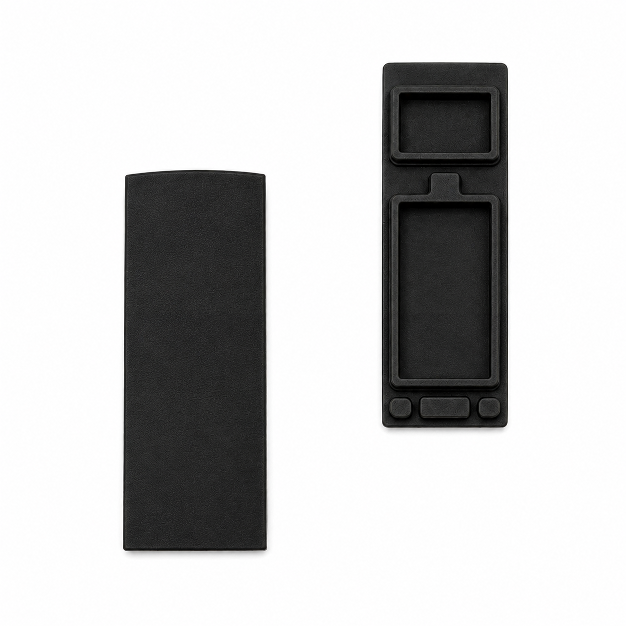End caps for LED profile 23×40, black