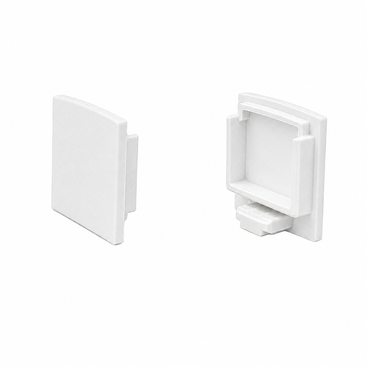 Užbaigimai LED profiliui 23×23, balta