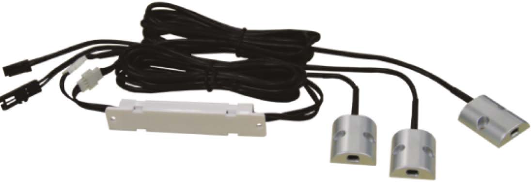 Triple sensor switch for doors (surface)