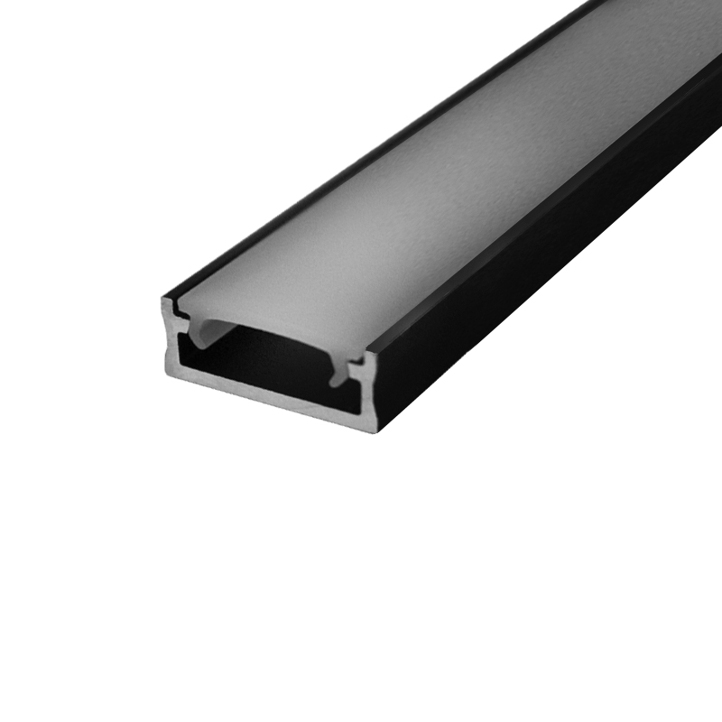 LED profile SURFACE - 1000mm, Black (anodised)